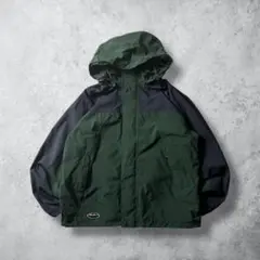 エディーバウアーEBTEKマウンテンパーカーGORETEXグリーンネイビーL古着