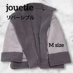 【新品・完売品】 jouetie ジュエティ パターンボアジャケット アイボリー jouetie パターンボアジャケット（アイボリー） -ファッション通販