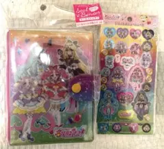 名探偵プリキュア　シールバインダー　トリプルボリュームシール　2点セット