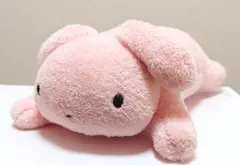 フリッカまつもと ぬくまろシリーズ うさぎぬいぐるみ ピンク　当時物　平成レトロ フリッカまつもと ぬくまろシリーズ うさぎぬいぐるみ ピンク 当時物