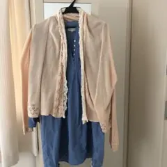 earthのカーデガンとポレオのセットです。