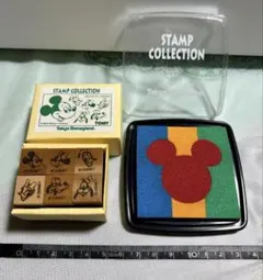 ミッキー　ディズニースタンプ　コレクション　スタンプ台　ディズニーランド