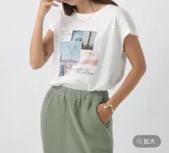 ベイフロー♡フェードシルケットフォトTシャツ