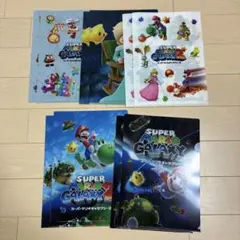 スーパーマリオギャラクシー2 A4クリアファイル全5種10枚　セブンイレブン