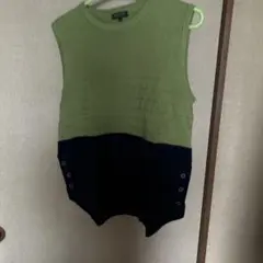 ベスト　グリーンネイビー