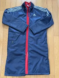 adidas ネイビー レッド コート UK10