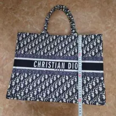 ノベルティーCHRISTIAN DIOR トートバッグ ネイビー/ベージュ