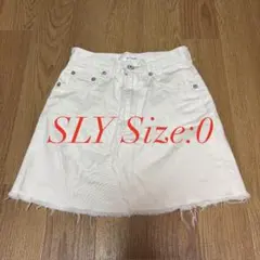 SLY ホワイト タイトスカート サイズ0