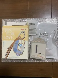 ラブブ PIN FOR LOVEシリーズ アルファベットチャーム【L】