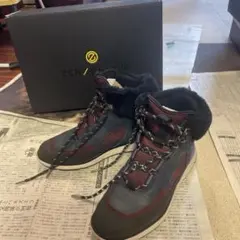 コールハーン　ZERØGRAND ファー付きハイカットブーツ　6.5