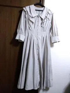 ウィルセレクション WILLSELECTION タックウエストフリルシャツワンピ