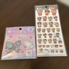 正規品　ハローキティクリスタルシール　エンジェル　おはじき日焼けキティ4size