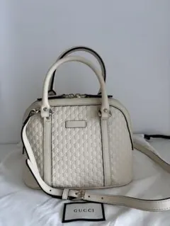 GUCCI グッチ GG柄 マイクロシマ 2WAY ショルダー