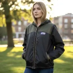 TITICACA チチカカ マウンテンパーカー レディースL 収納袋付き 黒