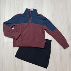 新品 アディダス ボアフリース ストレッチスカート セットアップ 秋冬