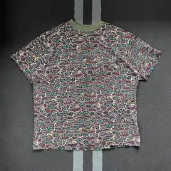 Stussy tomtom 総柄 幾何学模様 ホワイト Tシャツ ／ Sサイズ - メルカリ