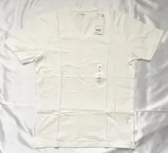 UNIQLO ユニクロ スーピマコットン Vネック Tシャツ 新品未使用 白