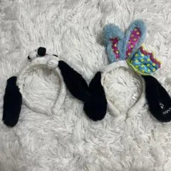 スヌーピーカチューシャ2点セット