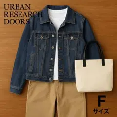 アーバンリサーチ DOORS Gジャン インディゴブルー Fサイズ