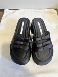 新品　ZARA リボンサンダル　36