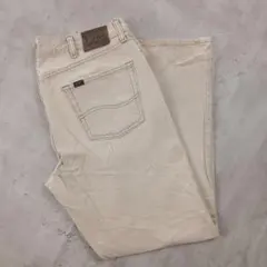 (*す様 古着 Lee デニムパンツ ヴィンテージ ストレートベージュ36×29
