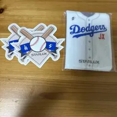 スターラックス航空 パスポートケース ドジャース ステッカー 2枚 大谷 LA