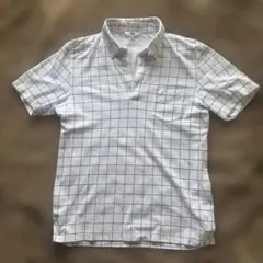 UNIQLO チェック柄 ポロシャツ Lサイズ