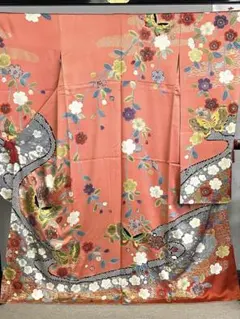 藤娘きぬたや ピンク系 牡丹松鶴 総絞り振袖 - メルカリ