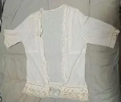 axes femme アイボリー カーディガン Mサイズ