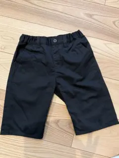 コムサイズム　黒　ベーシック半ズボン120A