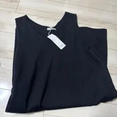 ☆新品☆ 綿混ポンチジャンスカワンピ　ミディアム丈　Mサイズ