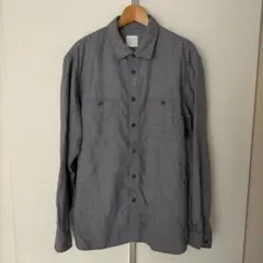 【L】NR61510 ノースフェイス シャツ グレー チャコールグレー