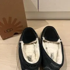 UGG ブラック スエード モカシン 35