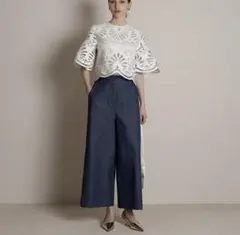 heve デニム　Elegant Line Denim blue heve デニム Elegant Line Denim blue - メルカリ