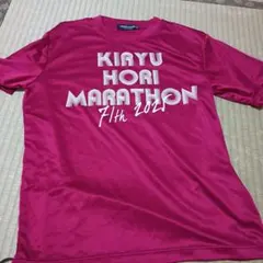 KIRYU HORI MARATHON 2025 ピンクTシャツ