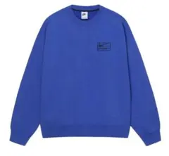 STUSSY/Nike コラボ スウェット XS 青 STUSSY/Nike コラボ スウェット XS 青 ステューシーxナイキ