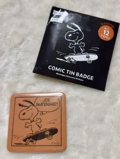 スヌーピーミュージアムコミック缶バッジ