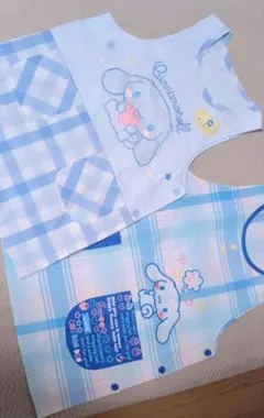 シナモロール エプロン ブルー チェック柄のサムネイル