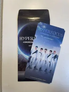 TXT VR CONCERT ポスター&チケット風カード