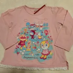 アンパンマン 長袖カットソー ピンク