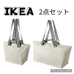 IKEA　ヨールスニグ トートバッグ, ライトベージュ, 7 l、22l、2枚