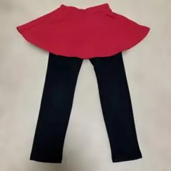 スカッツ　赤　130 裏起毛