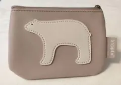 【新品未使用】kippis　シロクマ　ポーチ　コインケース　小物入れのサムネイル