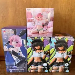 To LOVEる ダークネス　ララ　モモ　ネメシス　フィギュア　4個セット