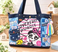 再販なし。レトロアニマルペイントデニムのクロスボディバッグ 再販なし。レトロアニマルペイントデニムのクロスボディバッグ - メルカリ