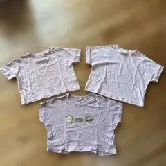 Tシャツ3点セット(ピンク系)ベビーのサムネイル