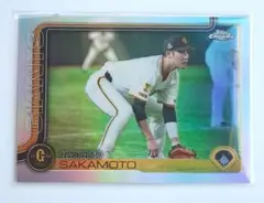 topps 2025 chrome 読売ジャイアンツ 坂本勇人 リフラクター