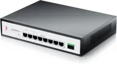 10G SFP+ポート搭載 2.5G PoE+ マネージドスイッチ 8ポート