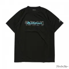 phiten RAKUシャツSPORTS ブラック×ブルー