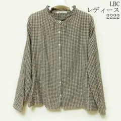 LBC レディース 長袖チェックシャツ ブラウス美品のサムネイル